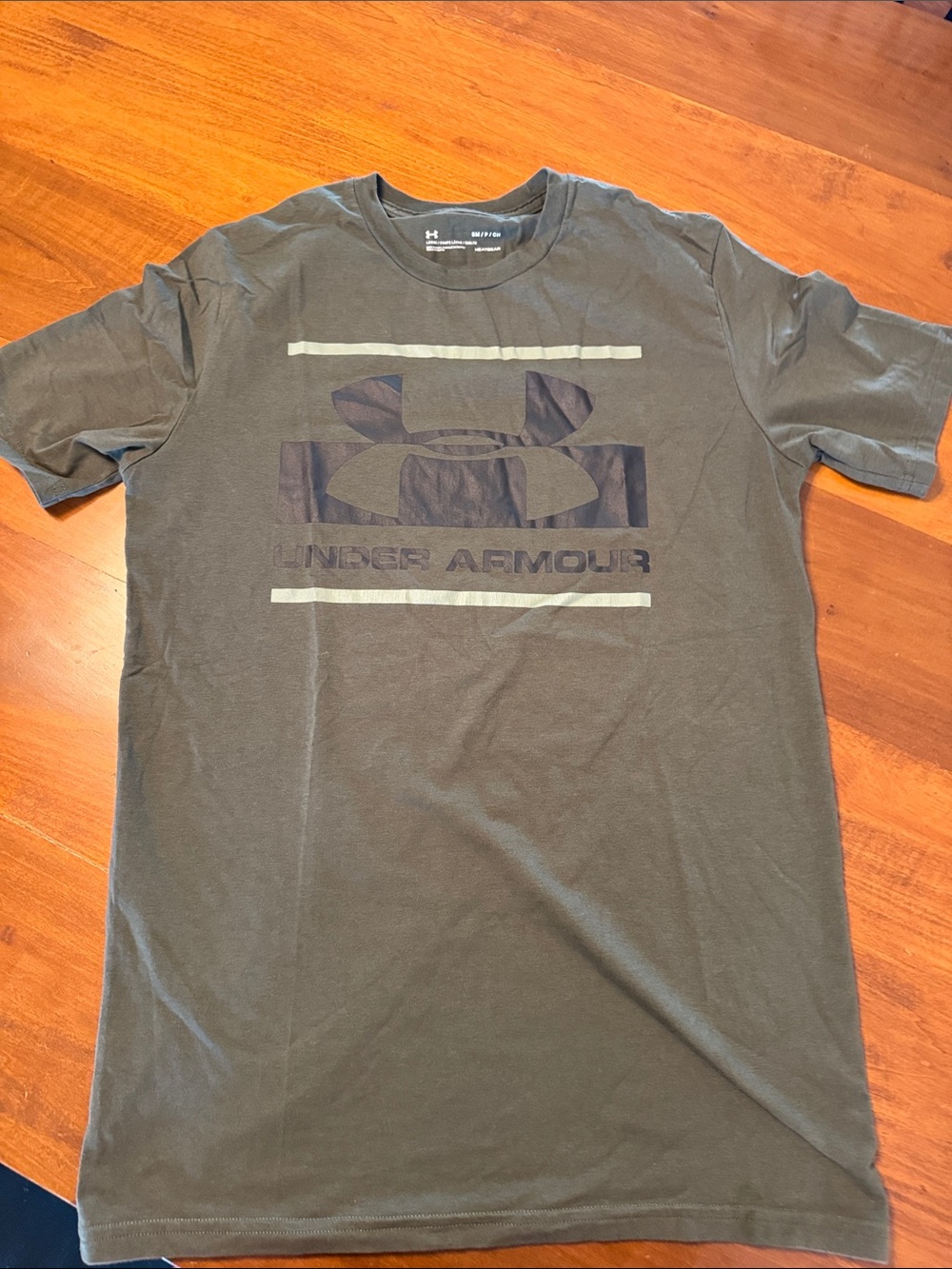 Under Armour Olive Green Short Sleeve Logo T-Shirt